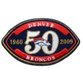 Denver Broncos 50th Anniversary Patch