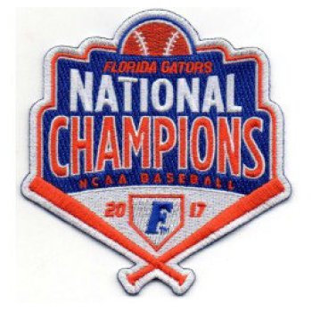 Florida Gators 2017 Men's Baseball National Champions Patch