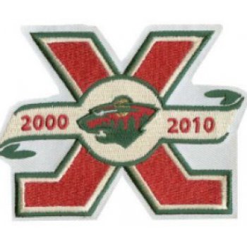 Minnesota Wild 10th Anniversary Patch