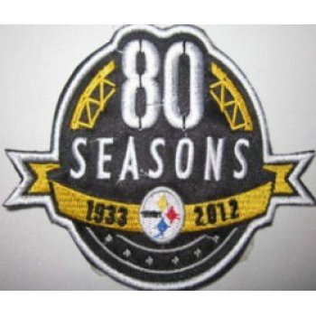 Pittsburgh Steelers 80th Anniversary Patch