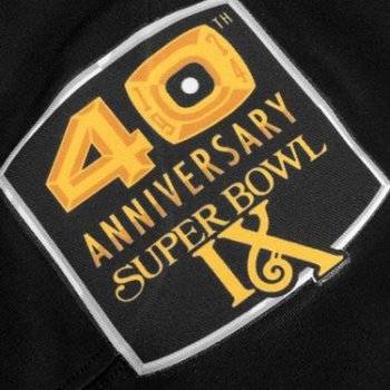 Pittsburgh Steelers Super Bowl IX 40th Anniversary Patch