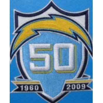 San Diego Chargers 50th Anniversary Patch