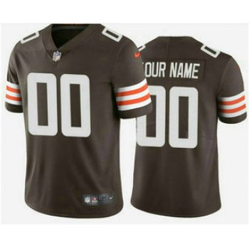 Men's Cleveland Browns Customized 2020 New Brown Team Color Vapor Untouchable NFL Stitched Limited Jersey