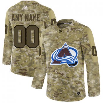 Colorado Avalanche Camo Men's Customized Adidas Jersey