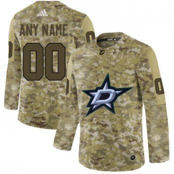 Dallas Stars Camo Men's Customized Adidas Jersey