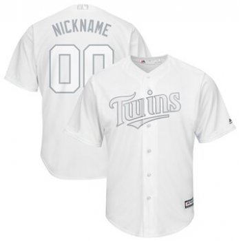 Minnesota Twins Majestic 2019 Players' Weekend Cool Base Roster Custom White Jersey