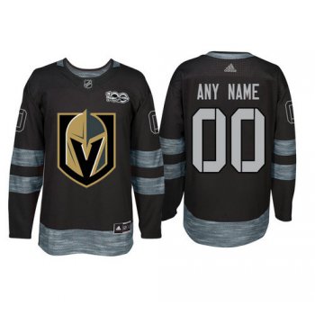 Adidas Vegas Golden Knights Black 1917-2017 100th Anniversary Stitched NHL Custom Jersey