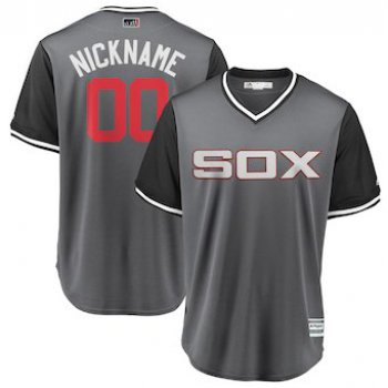 Men's Chicago White Sox Majestic Gray 2018 Players' Weekend Cool Base Custom Jersey