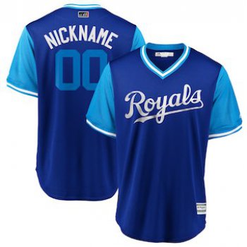 Men's Kansas City Royals Majestic Royal 2018 Players' Weekend Cool Base Custom Jersey