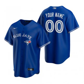 Men's Toronto Blue Jays Custom Nike Royal Stitched MLB Cool Base Jersey