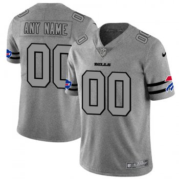 Nike Bills Customized 2019 Gray Gridiron Gray Vapor Untouchable Limited Jersey