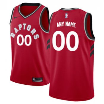 Men's Toronto Raptors Nike Red Swingman Custom Icon Edition Jersey