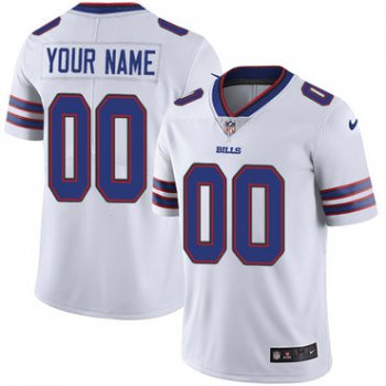 Youth Nike Buffalo Bills Road White Customized Vapor Untouchable Player Limited Jersey