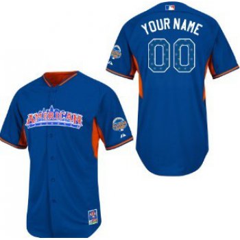 Men's American League Customized 2013 All-Star Blue Jersey