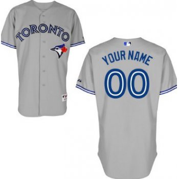 Men's Toronto Blue Jays Customized Gray Jersey