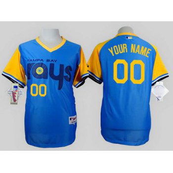 Tampa Bay Rays Customized 1988 Turn Back The Clock Blue Jersey