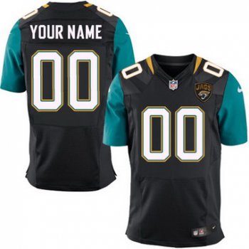 Men's Nike Jacksonville Jaguars Customized 2013 Black Elite Jersey