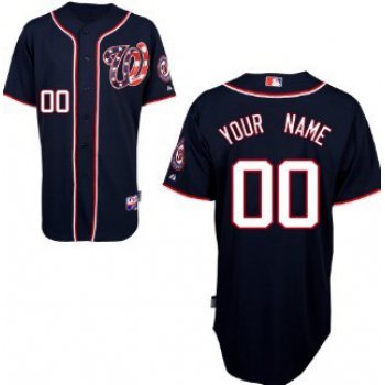 Kids' Washington Nationals Customized Blue Jersey