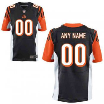 Men's Cincinnati Bengals Nike Black Customized 2014 Elite Jersey