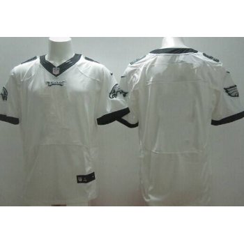 Men's Philadelphia Eagles Nike White Customized 2014 Elite Jersey