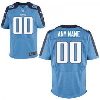 Men's Tennessee Titans Nike Light Blue Customized 2014 Elite Jersey