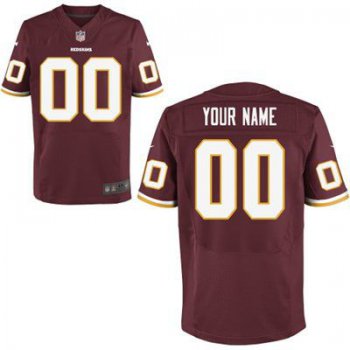 Men's Washington Redskins Nike Red Customized 2014 Elite Jersey