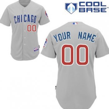 Kids' Chicago Cubs Customized Gray Jersey