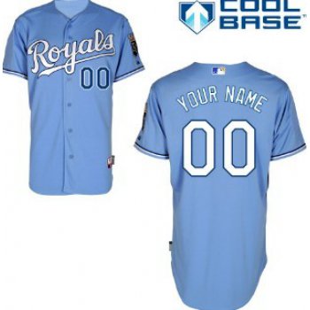 Kids' Kansas City Royals Customized Light Blue Jersey