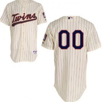 Kids' Minnesota Twins Customized Cream Jersey