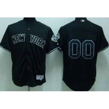 Kids' New York Yankees Customized Black Jersey