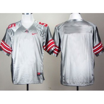 Kids' Ohio State Buckeyes Customized Gray Jersey