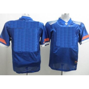 Men's Florida Gators Customized Blue Pro Combat Jersey