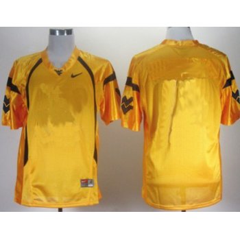 Men's West Virginia Mountaineers Customized Yellow Jersey