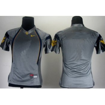 Women's West Virginia Mountaineers Customized Gray Jersey