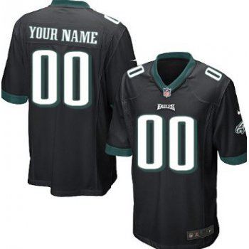 Kids' Nike Philadelphia Eagles Customized Black Limited Jersey