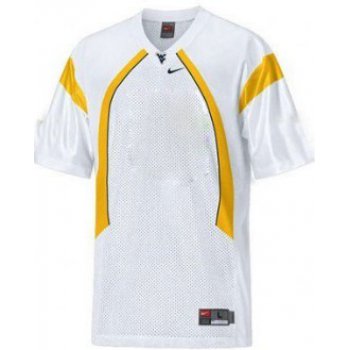 Kids' West Virginia Mountaineers Customized White Jersey