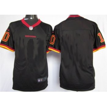 Men's Nike Washington Redskins Customized Black Limited Jersey