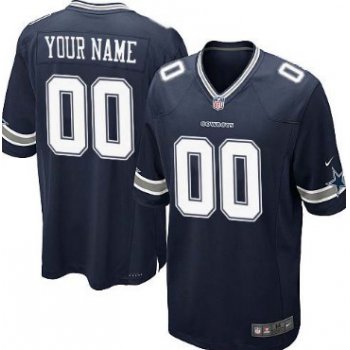 Kids' Nike Dallas Cowboys Customized Blue Game Jersey