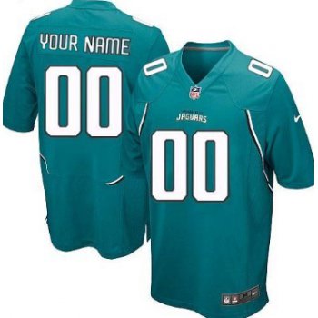 Kids' Nike Jacksonville Jaguars Customized Green Game Jersey