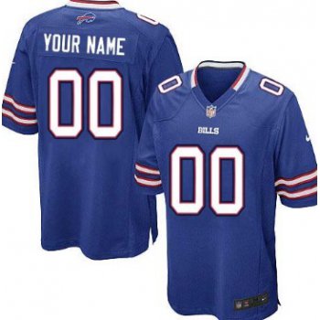 Men's Nike Buffalo Bills Customized Light Blue Game Jersey