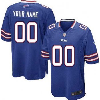 Men's Nike Buffalo Bills Customized Light Blue Limited Jersey