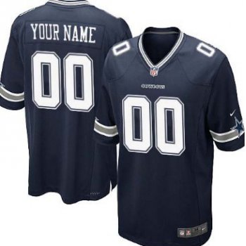 Men's Nike Dallas Cowboys Customized Blue Game Jersey