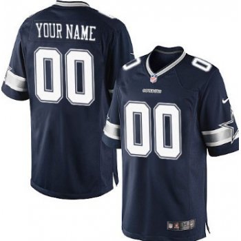 Men's Nike Dallas Cowboys Customized Blue Limited Jersey