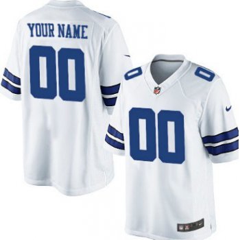 Men's Nike Dallas Cowboys Customized White Limited Jersey