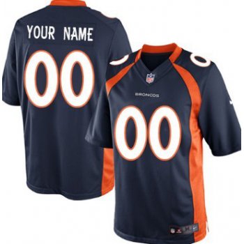 Men's Nike Denver Broncos Customized Blue Limited Jersey