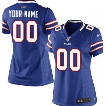 Women's Nike Buffalo Bills Customized Light Blue Limited Jersey