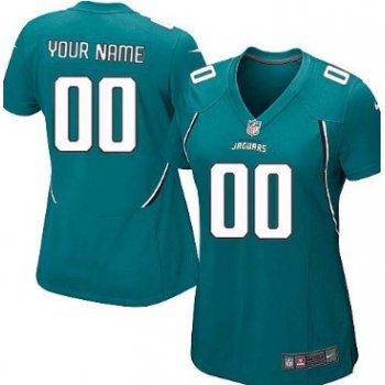 Women's Nike Jacksonville Jaguars Customized Green Limited Jersey