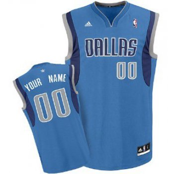 Kids Dallas Mavericks Customized Light Blue Jersey