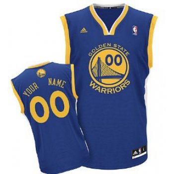 Kids Golden State Warriors Customized Blue Jersey