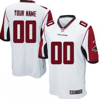 Kids' Nike Atlanta Falcons Customized White Game Jersey